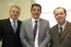 Edmar Bull, president of the Brazilian Association of Corporate Travel Agencies; Vinicius Lages, brazilian Tourism Ministry, and Antonio Azevedo, presidente of the Brazilian Association of Travel Agencies